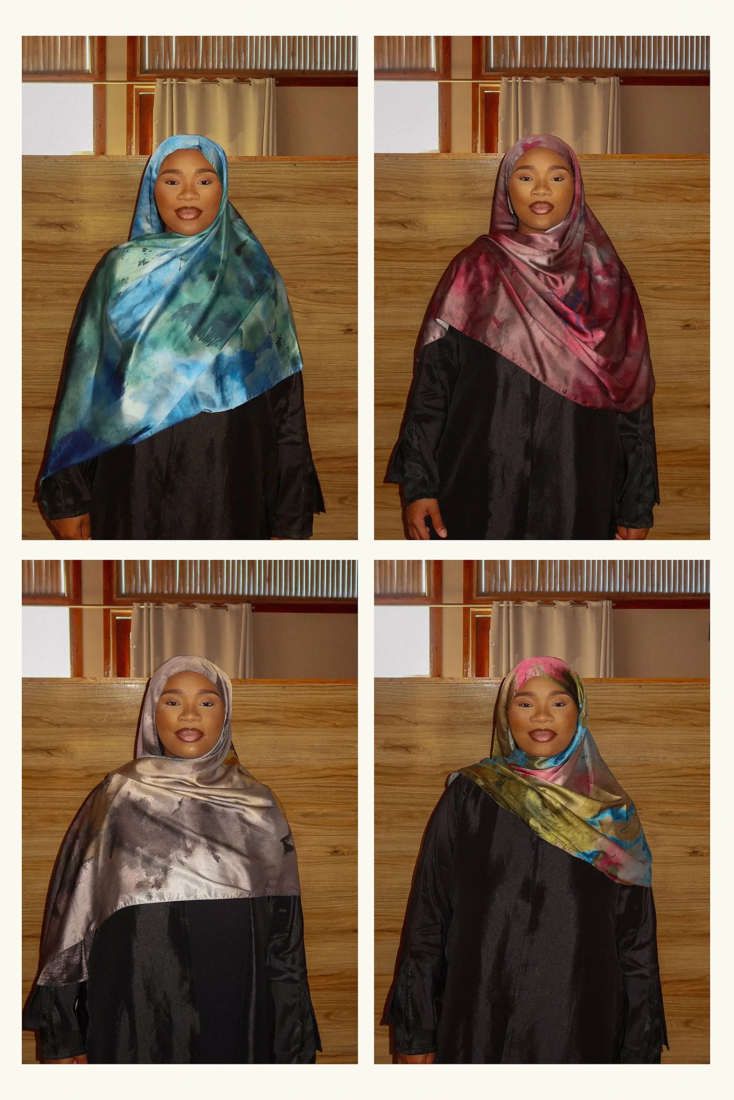 Polaroid Voile en soie Shades of Miyarah