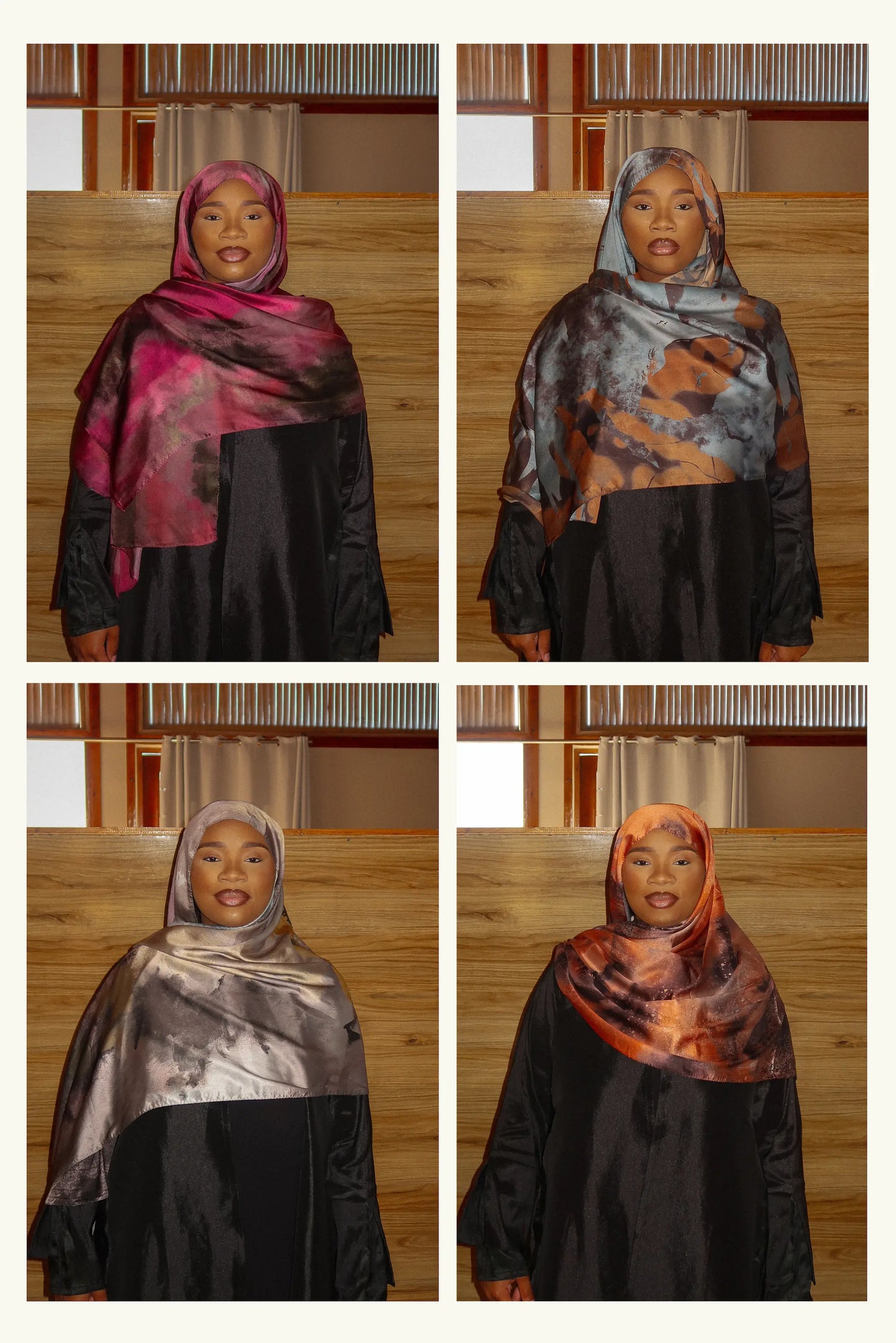 Polaroid Voiles en soie Terra et Amina II