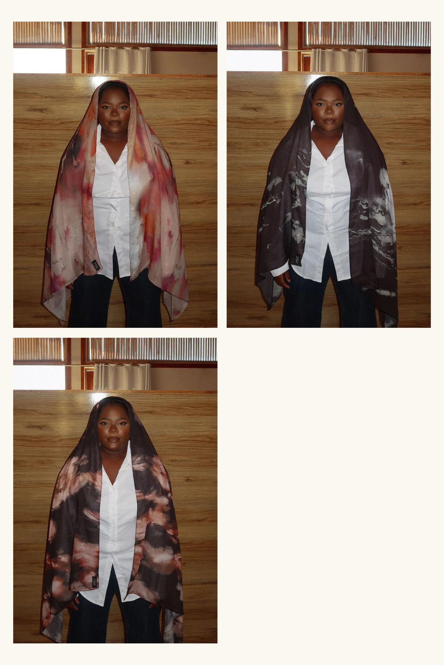 Polaroid Voile en coton Shades of Miyarah