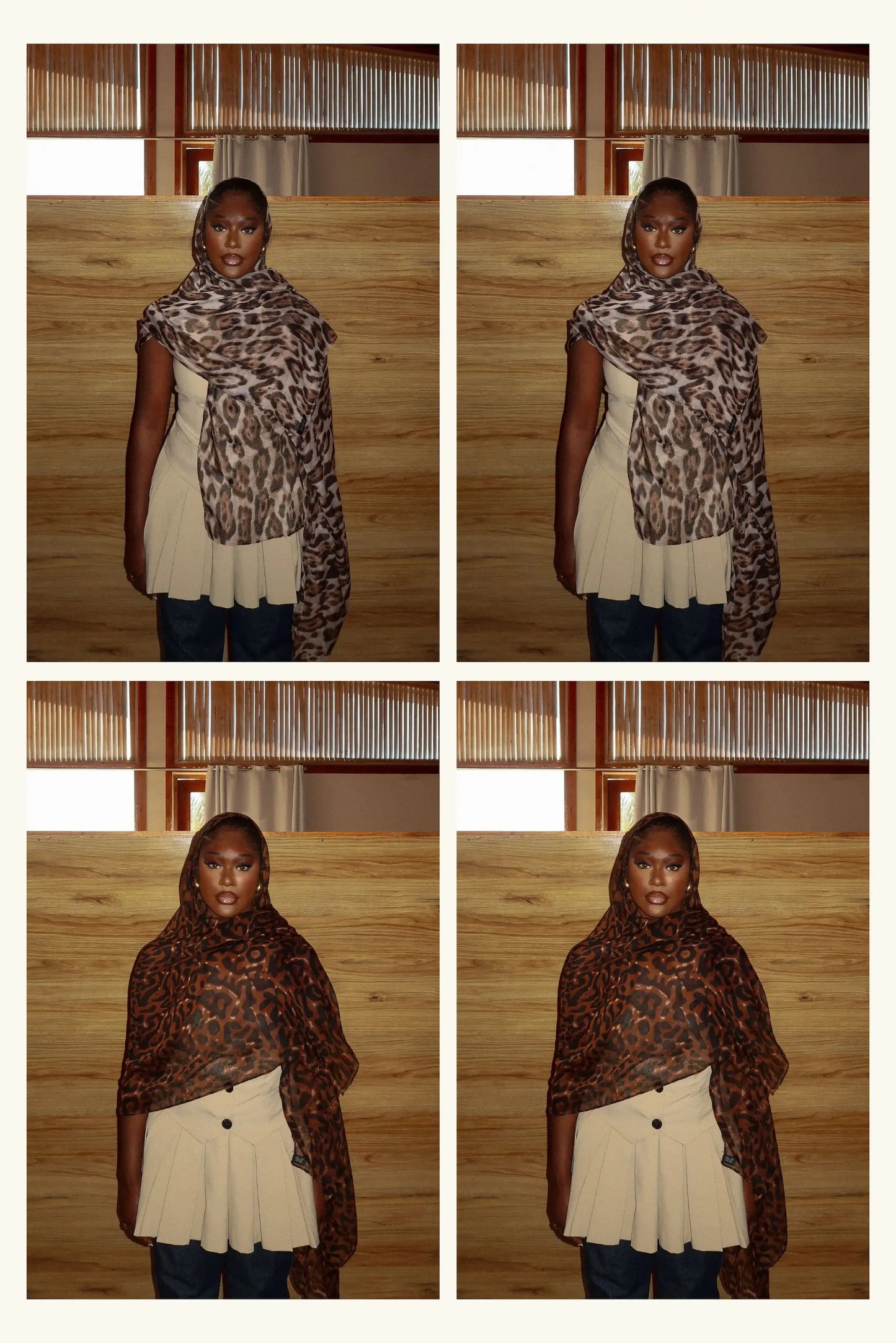 Zawari II Polaroid Voile en coton Shades of Miyarah