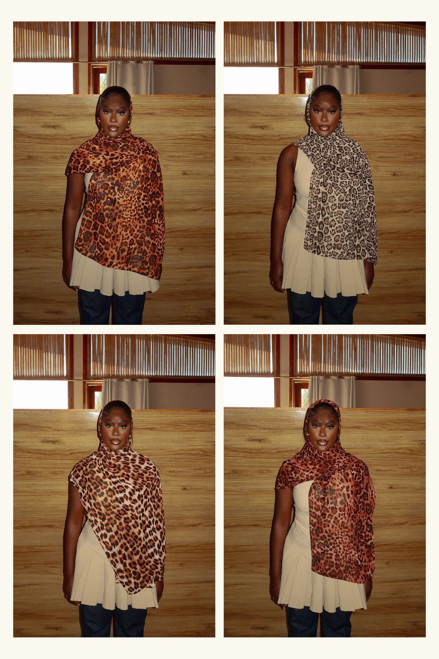 Polaroid Zawari Voile en coton Shades of Miyarah
