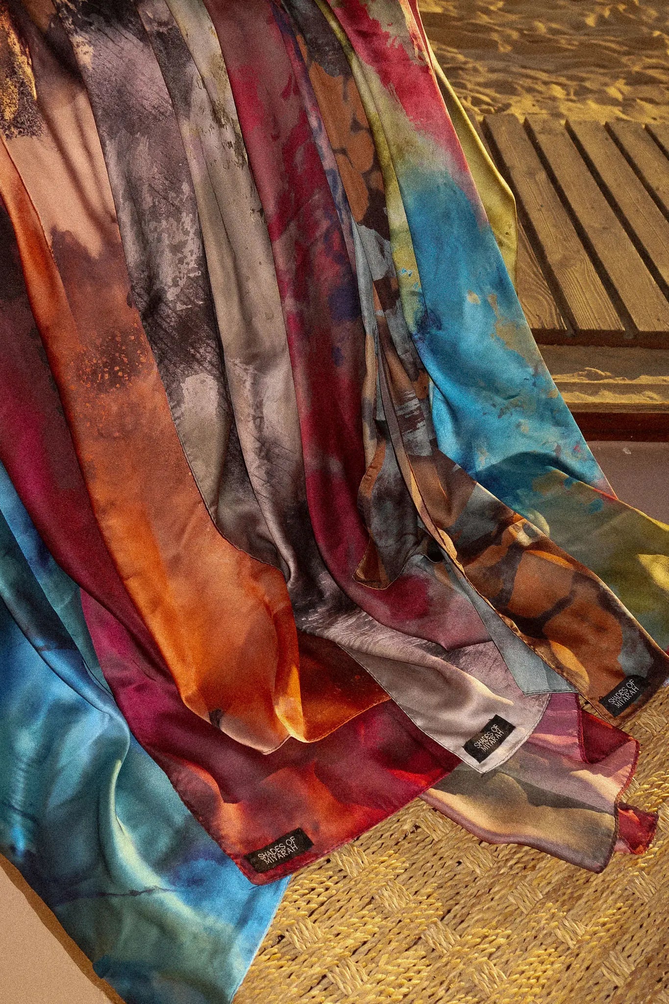 Shot Voile en soie Shades of Miyarah