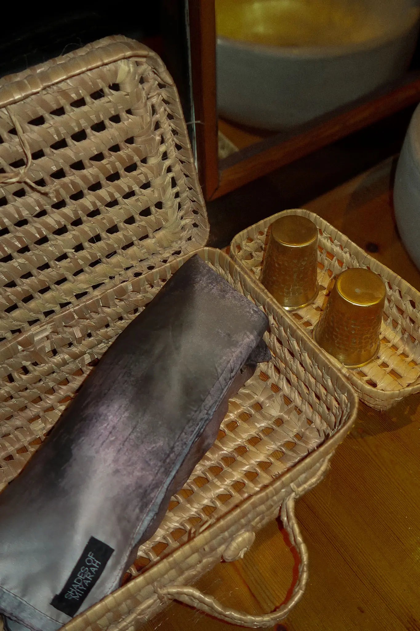 TAUSI Voile en soie panier Shades of Miyarah